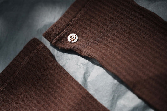 Brown cashmere legwarmers